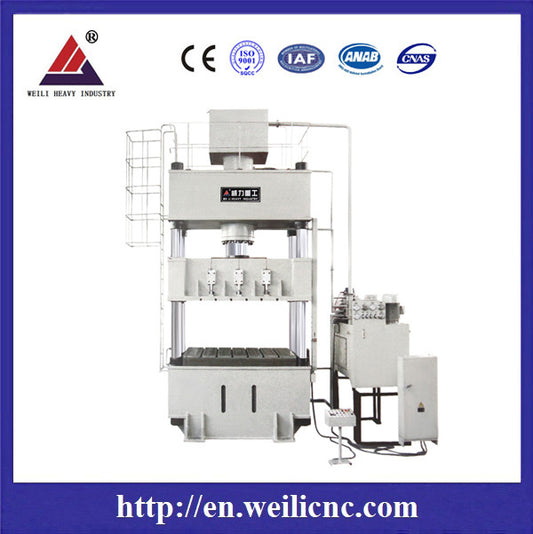 YW27 series four column single action thin plate stretching hydraulic press